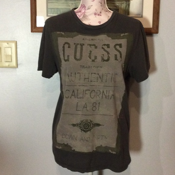 Guess Tops - Guess Gray T-Shirt